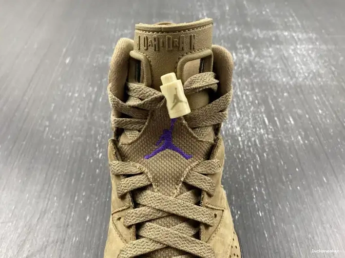 Cheap LUCY Air Jordan Brown FD1643-300 6 WMNS Gore-Tex Kelp 0605
